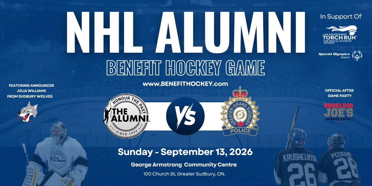 Sudbury NHL Alumni Benefit Hockey Game 2026