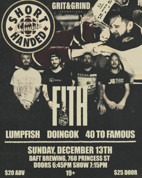 Short Handed, Fith & more @ Daft Brewery