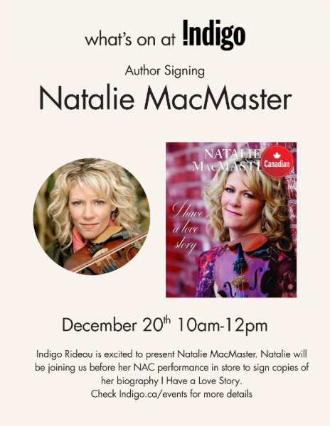 Natalie MacMaster Book Signing