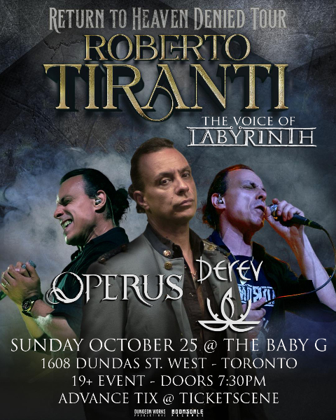 Roberto Tiranti, Operus, Derev