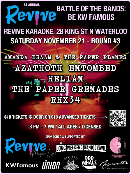 Revive Karaoke's Battle of the Bands: Be KW Famous - Round #3