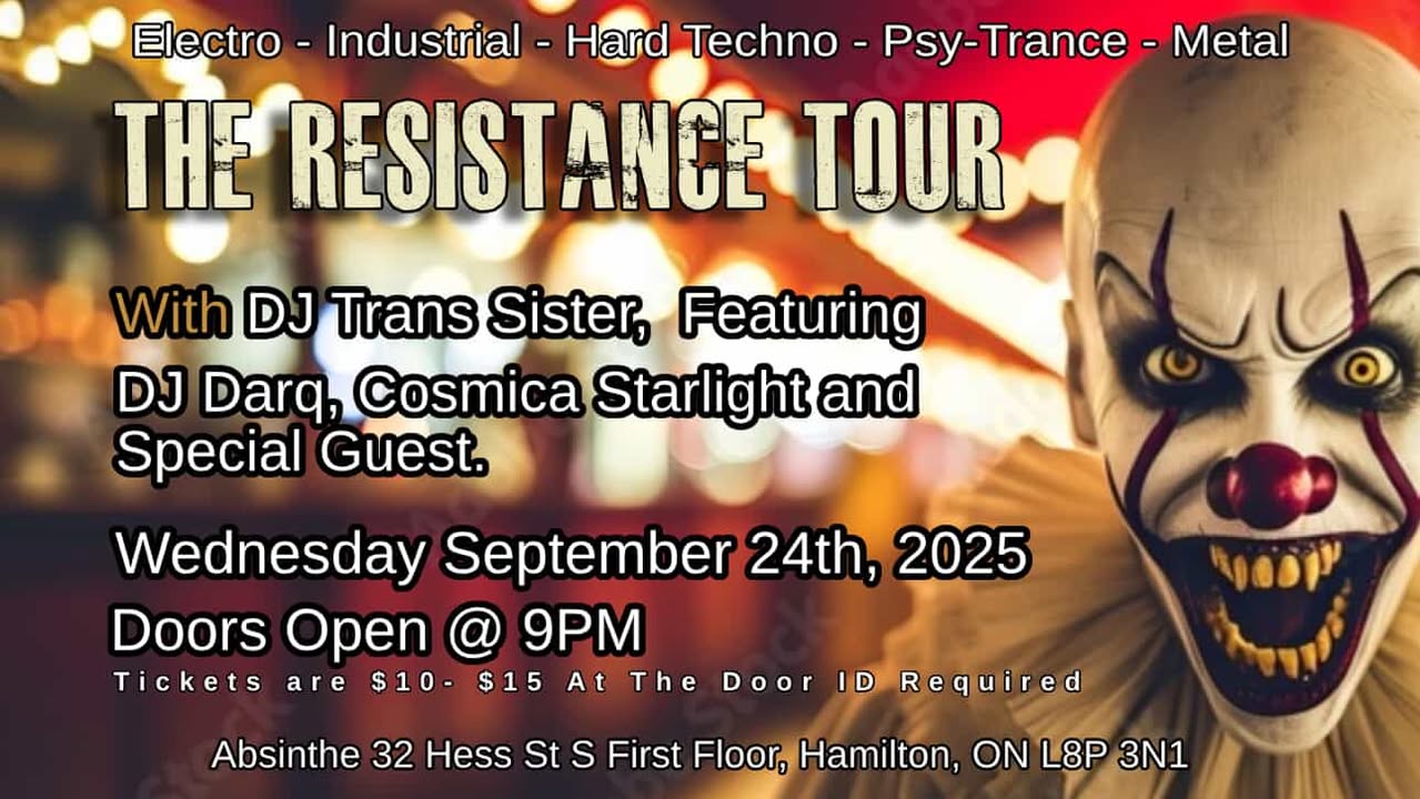 DJ Trans Sister – The Resistance Tour (Hamilton Series)